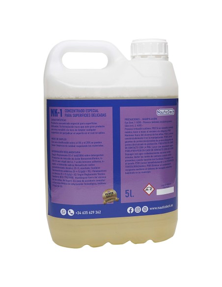 NK1 - CONCENTRADO ESPECIAL PARA SUPERFICIES DELICADAS - 5 L.