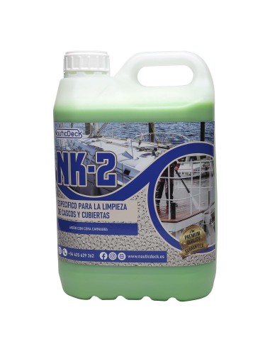 NK2 - ESPECIFICO PARA LA LIMPIEZA DE CASCOS Y CUBIERTAS EN EMBARCACIONES - 5 L.