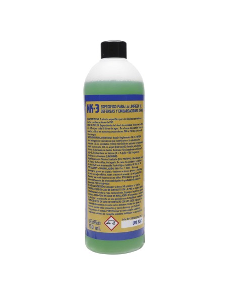 NK3 - ESPECIFICO PARA LA LIMPIEZA DE DEFENSAS Y EMBARCACIONES de PVC - 750 ml.