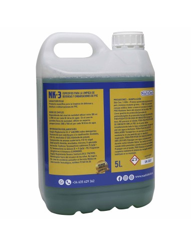 NK3 - ESPECIFICO PARA LA LIMPIEZA DE DEFENSAS Y EMBARCACIONES de PVC - 5 L.