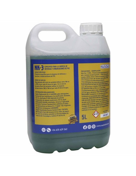 NK3 - ESPECIFICO PARA LA LIMPIEZA DE DEFENSAS Y EMBARCACIONES de PVC - 5 L.