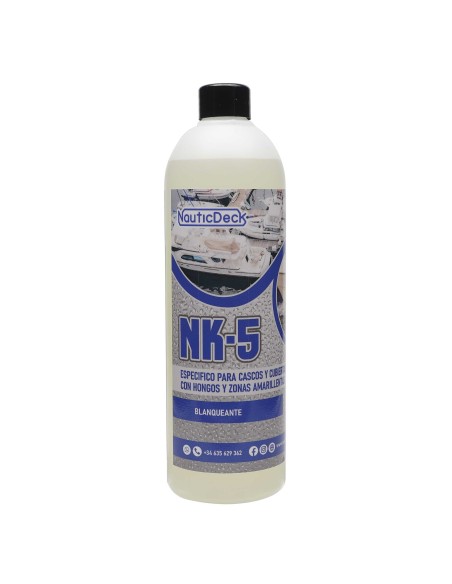 NK5 - ESPECIFICO PARA CASCOS Y CUBIERTAS CON HONGOS Y ZONAS AMARILLENTAS - 750 ml.