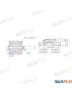 DIAFRAGMA BOMBA MANUAL 720 GPH - PLASTICO