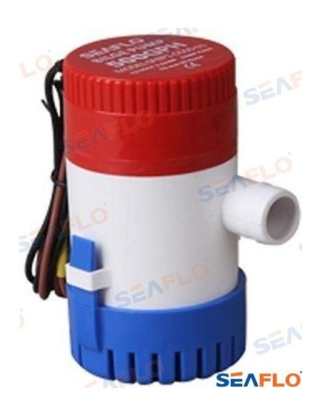 BOMBA DE ACHIQUE SUMERGIBLE - 500 GPH - 24 V.