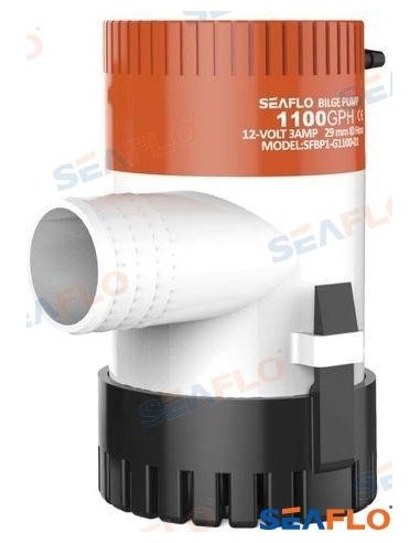 BOMBA DE ACHIQUE SUMERGIBLE - 1100 GPH - 12 V.