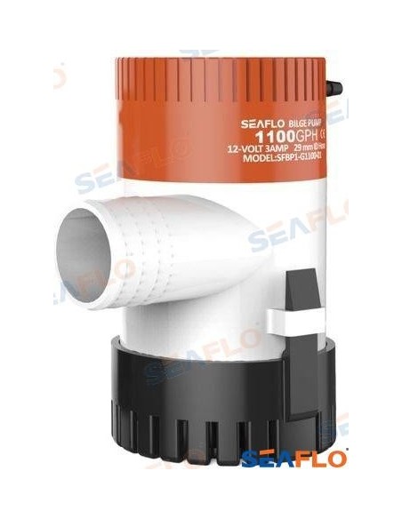 BOMBA DE ACHIQUE SUMERGIBLE - 1100 GPH - 12 V.