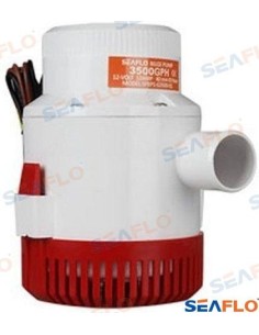 BOMBA DE ACHIQUE SUMERGIBLE - 3500 GPH - 24 V.