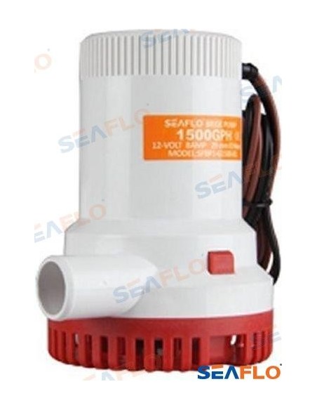 BOMBA DE ACHIQUE SUMERGIBLE - 1500 GPH - 24 V.