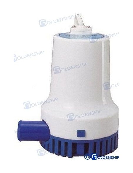 BOMBA DE ACHIQUE SUMERGIBLE - 1400 GPH - 12 V.
