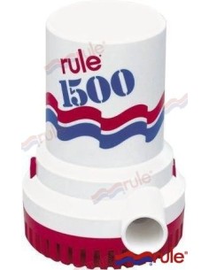 BOMBA DE ACHIQUE SUMERGIBLE RULE - 1500 GPH - 12 V.