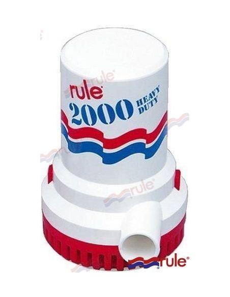 BOMBA DE ACHIQUE SUMERGIBLE RULE - 2000 GPH - 24 V.