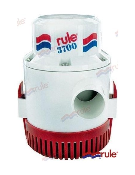 BOMBA DE ACHIQUE SUMERGIBLE RULE - 3700 GPH - 12 V.