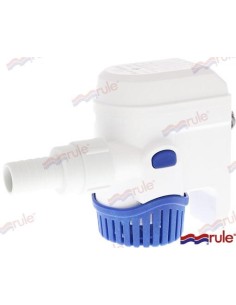 BOMBA DE ACHIQUE AUTO SUMERGIBLE RULE - MATE - 500 GPH - 12 V.