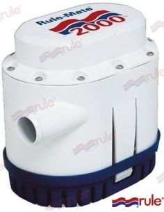 BOMBA DE ACHIQUE AUTO SUMERGIBLE RULE - MATE - 1500 GPH - 12 V.