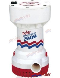 BOMBA DE ACHIQUE AUTO SUMERGIBLE RULE - MATIC - 2000 GPH - 12 V.