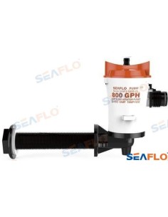 BOMBA DE ACHIQUE SUMERGIBLE DE VIVERO - 600 GPH - 12 V. - CODO