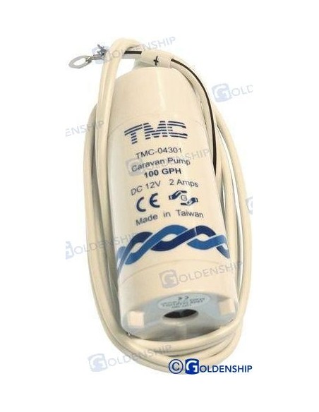 BOMBA DE ACHIQUE SUMERGIBLE CARAVANA - 119 GPH - 12 V.
