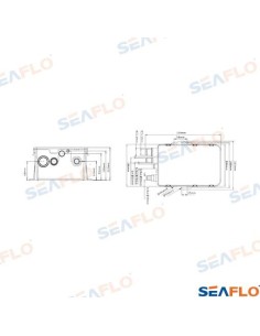 BOMBA DESAGÜE DUCHA - 750 GPH - 24 V. 2