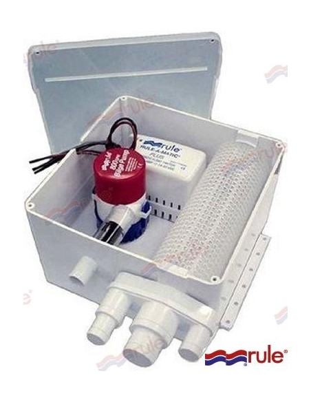 BOMBA DESAGÜE DUCHA - 800 GPH - 24 V.