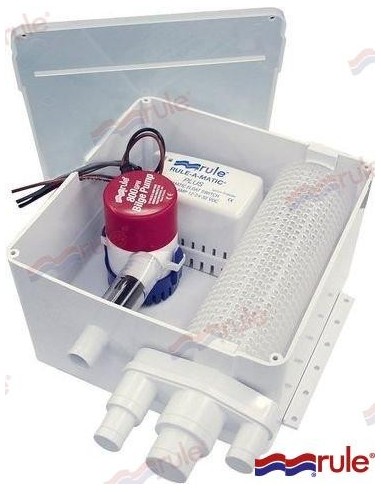 BOMBA DESAGÜE DUCHA - 800 GPH - 12 V.