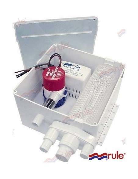 BOMBA DESAGÜE DUCHA - 800 GPH - 12 V.