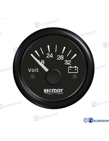 VOLTIMETRO 18/32V NEGRO