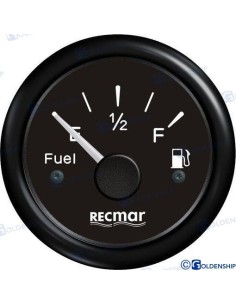 INDICADOR NIVEL COMBUSTIBLE EUROPEO 0-190º NEGRO
