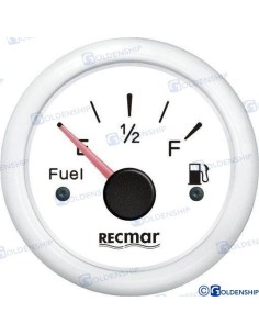 INDICADOR NIVEL COMBUSTIBLE EUROPEO 0-190º BLANCO