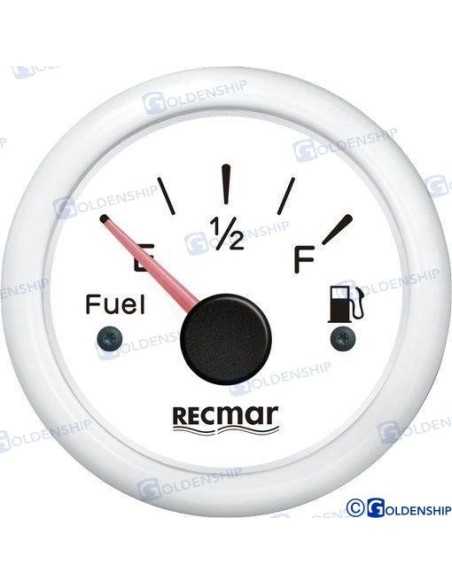 INDICADOR NIVEL COMBUSTIBLE EUROPEO 0-190º BLANCO