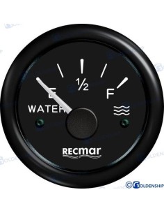 INDICADOR NIVEL AGUA EUROPEO 0-190º NEGRO