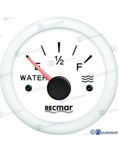 INDICADOR NIVEL AGUA EUROPEO 0-190º BLANCO