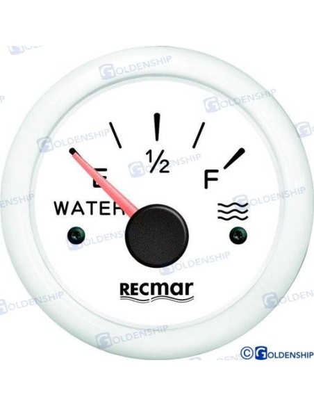 INDICADOR NIVEL AGUA EUROPEO 0-190º BLANCO