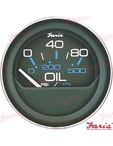 INDICADOR PRESION ACEITE 80 PSI - CORAL BLACK