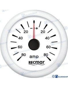 AMPERIMETRO ±80A - BLANCO