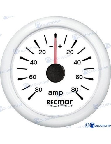 AMPERIMETRO ±80A - BLANCO
