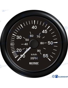 RELOJ CUENTAMILLAS 0/55 MPH - NEGRO