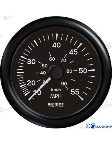 RELOJ CUENTAMILLAS 0/55 MPH - NEGRO