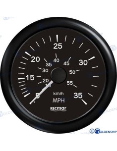 RELOJ CUENTAMILLAS 0/35 MPH - NEGRO