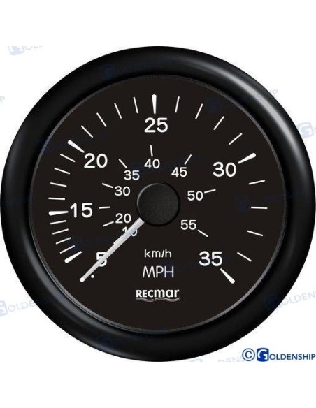 RELOJ CUENTAMILLAS 0/35 MPH - NEGRO